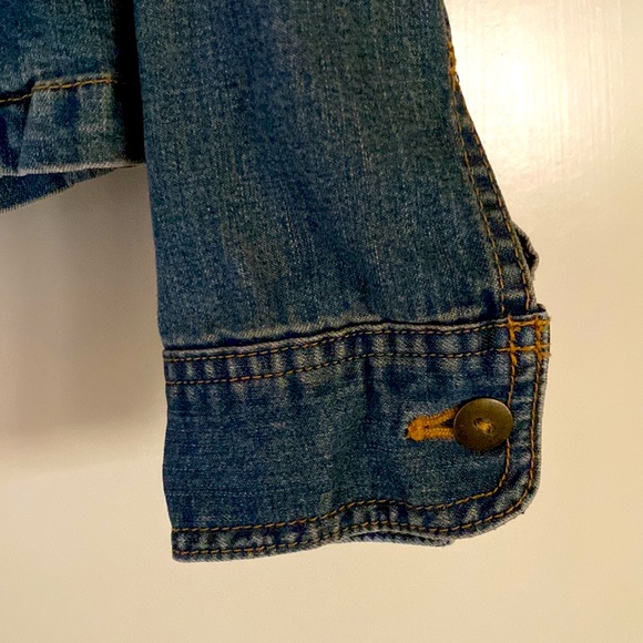 Coldwater Creek women’s sequined, designed dark denim jacket. - Picture 8 of 9